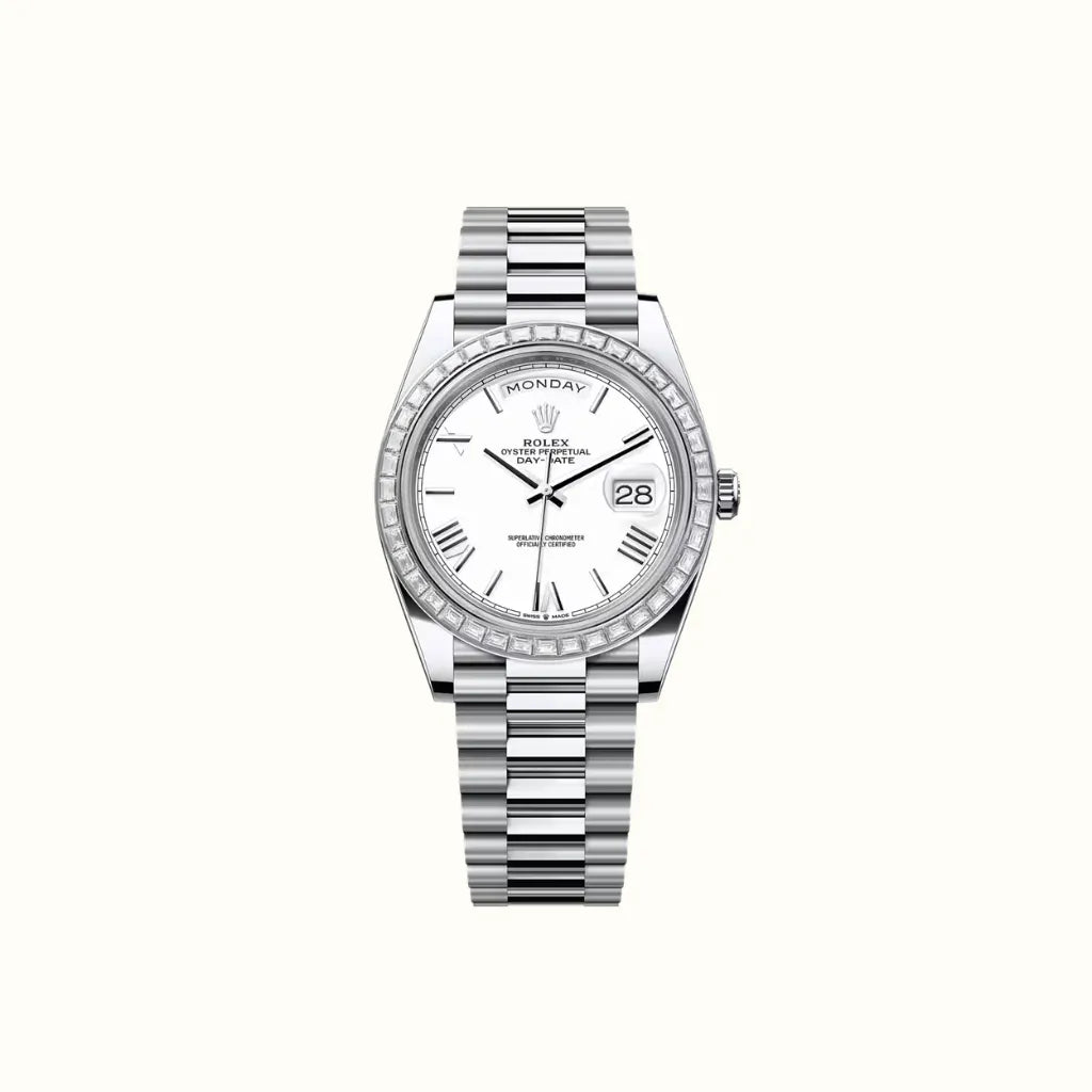 Vandor Day-Date 40mm 228396TBR White Dial