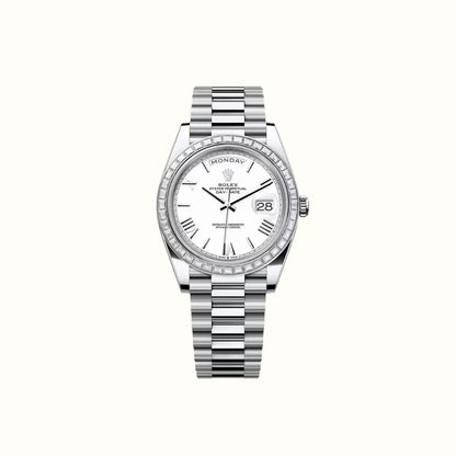 Vandor Day-Date 40mm 228396TBR White Dial