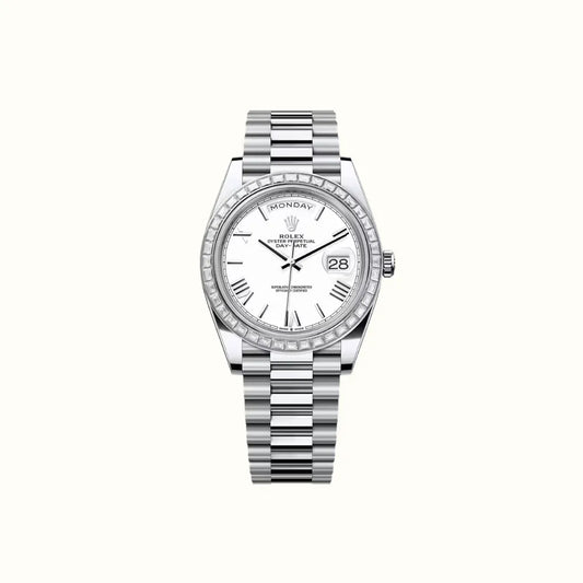 Vandor Day-Date 40mm 228396TBR White Dial