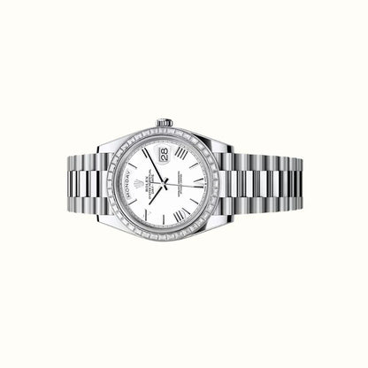 Vandor Day-Date 40mm 228396TBR White Dial