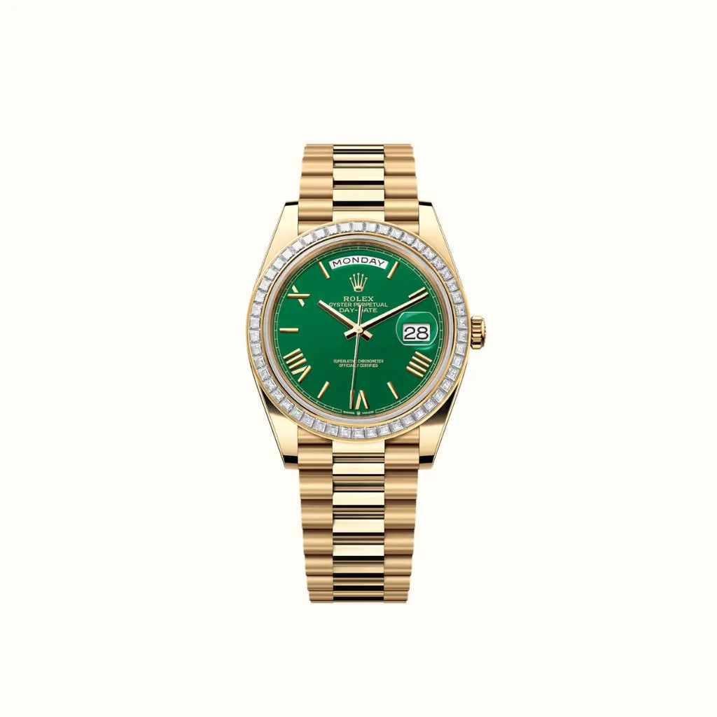 Vandor Day-Date 40mm 228398TBR Green Dial