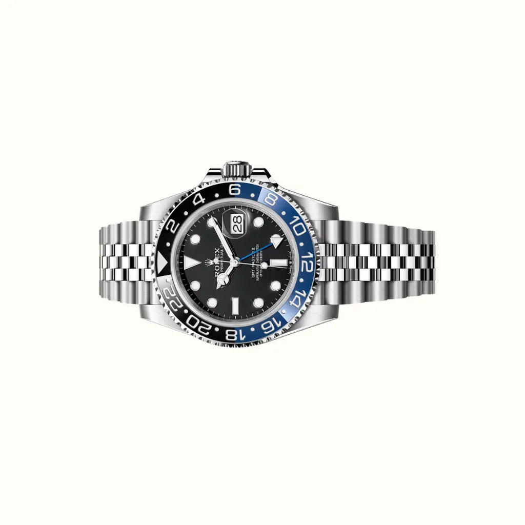 Vandor GMT 40mm 126710BLNR Jubilee Black Dial