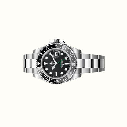 Vandor GMT 40mm 126710GRNR Oyster Black Dial