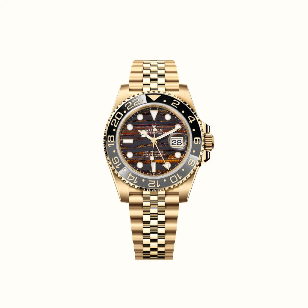 Vandor GMT 40mm 126718GRNR Tiger Iron Dial