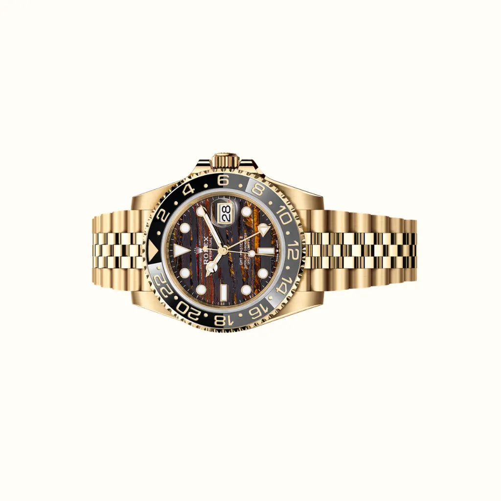 Vandor GMT 40mm 126718GRNR Tiger Iron Dial
