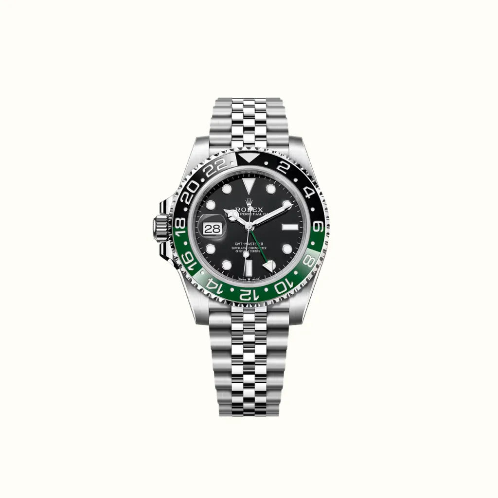 Vandor GMT 40mm 126720VTNR Jubilee Black Dial