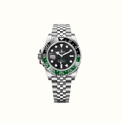 Vandor GMT 40mm 126720VTNR Jubilee Black Dial