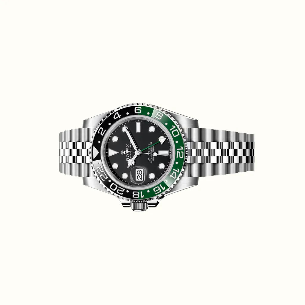 Vandor GMT 40mm 126720VTNR Jubilee Black Dial
