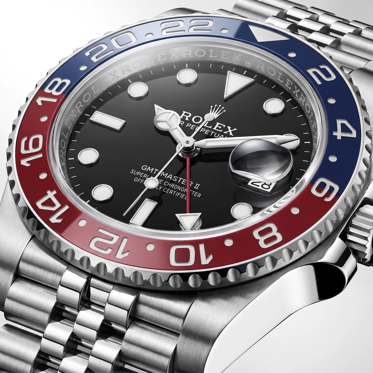 Vandor GMT-Master II Blue Red Pepsi Bezel Jubilee Men's Watch | RL 40 126710BLRO-0001