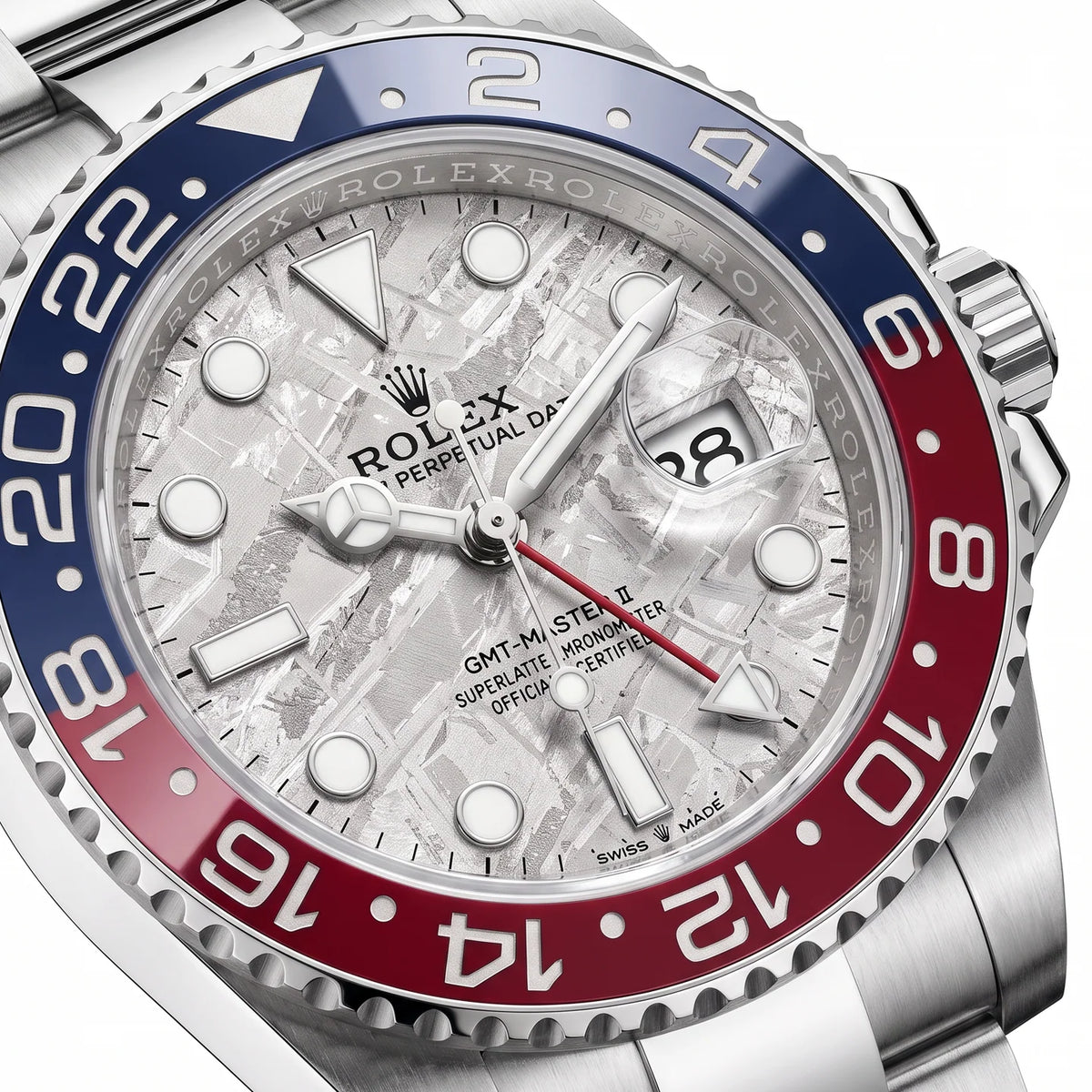 Vandor GMT-Master II Meteorite Dial Blue And Red Pepsi Bezel Men's Watch | RL 40 126719
