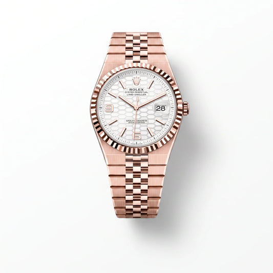 Vandor Land-Dweller Oyster Everose gold White Dial | RL40 M127335-0001