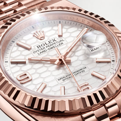 Vandor Land-Dweller Oyster Everose gold White Dial | RL40 M127335-0001