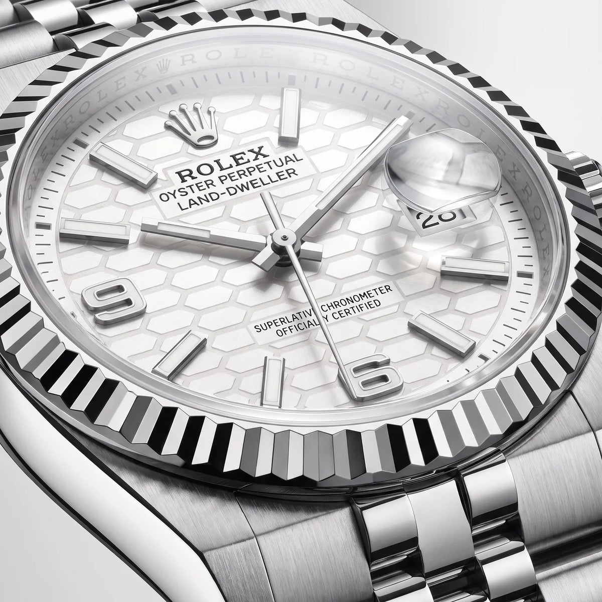 Vandor Land-Dweller Oystersteel White Gold Dial | RL 36 M127334-0001