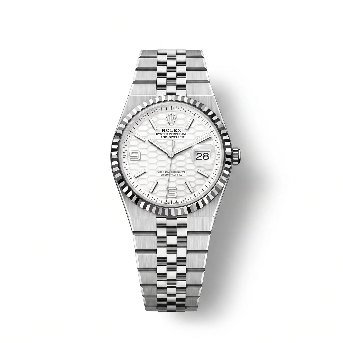 Vandor Land-Dweller Oystersteel White Gold Dial | RL 36 M127334-0001