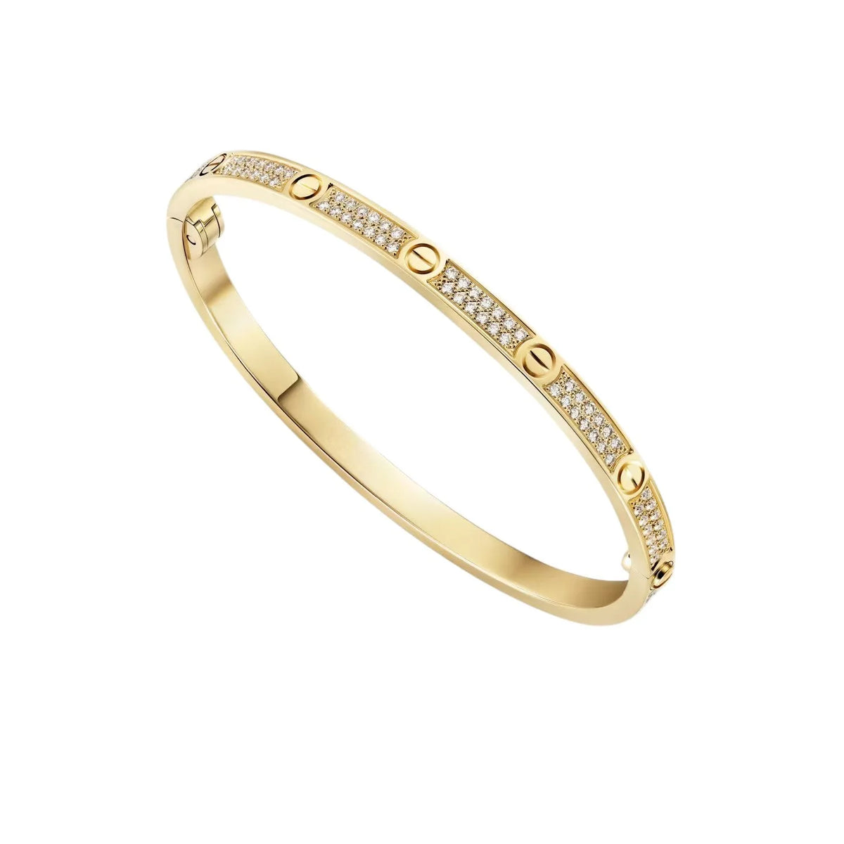 L'amour Amour Bracelet Small Pavé Model Gold