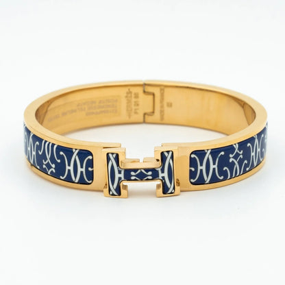L'amour H Black Multicolor Bracelet Rose Gold