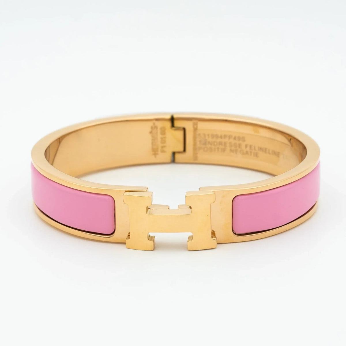 L'amour H Pink Bracelet Rose Gold