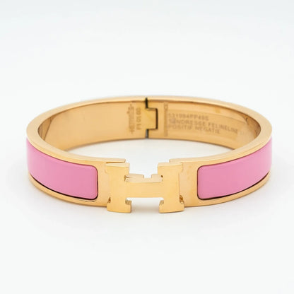 L'amour H Pink Bracelet Rose Gold