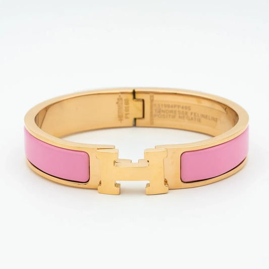 L'amour H Pink Bracelet Rose Gold