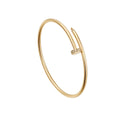 L'amour Linéa Clou Bracelet Small Model Diamond Gold