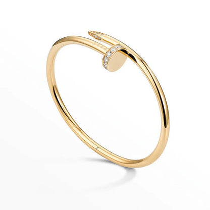 L'amour Linéa Clou Bracelet Classic Model Diamond Gold
