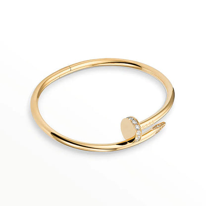 L'amour Linéa Clou Bracelet Classic Model Diamond Gold