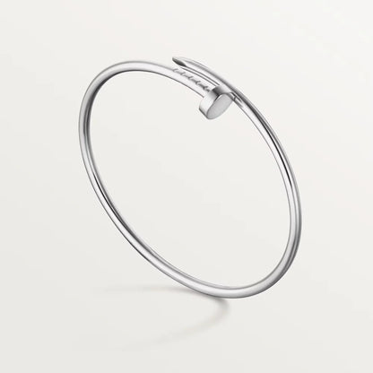 L'amour Linéa Clou Bracelet Small Model White Gold