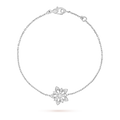 L'amour Lotus bloom bracelet mini model white gold