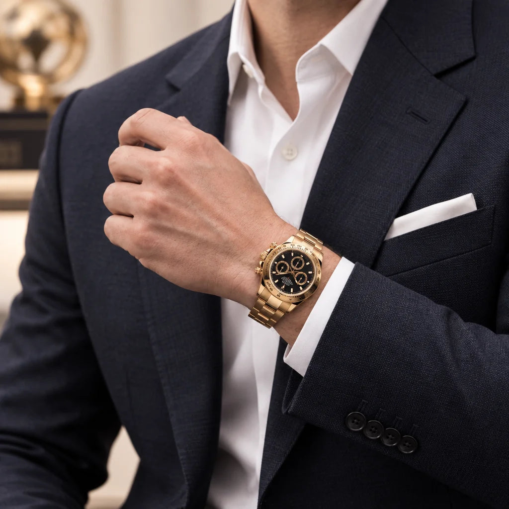 Vandor Cosmograph Daytona 40mm 126508 Black Dial