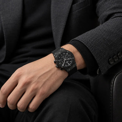 Vandor Classic Fusion Chronograph Black Magic Men's Watch | HL 45 521.CM.1171.RX
