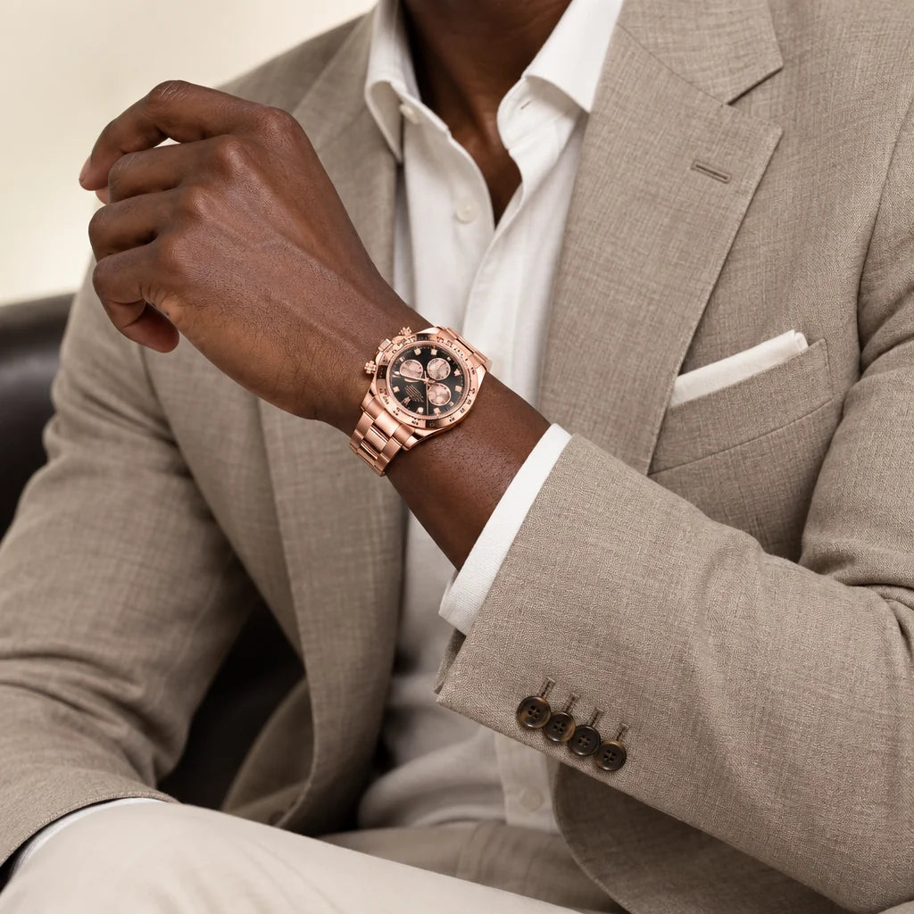 Vandor Cosmograph Daytona 40mm 126505 Black Diamond Dial