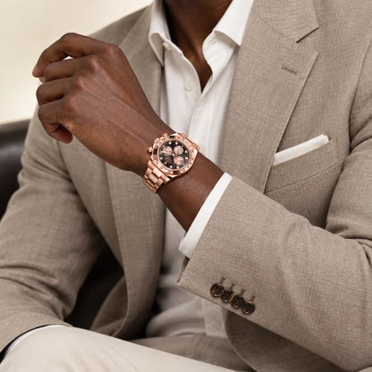 Vandor Cosmograph Daytona 40mm 126505 Black Diamond Dial