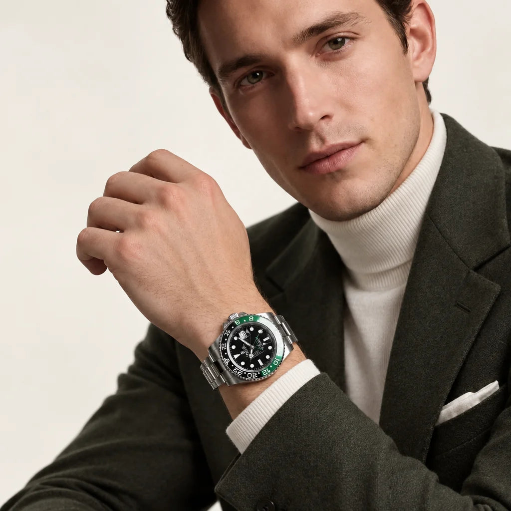 Vandor GMT 40mm 126720VTNR Black Dial