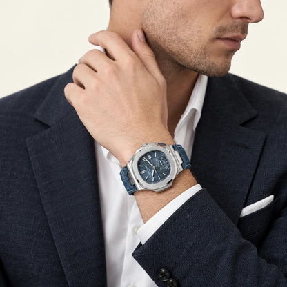 Vandor Nautilus 41mm 5980/60G-001 Blue Gray Dial