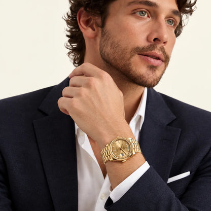 Vandor Day-Date 36mm 128238 Champagne Dial Oyster