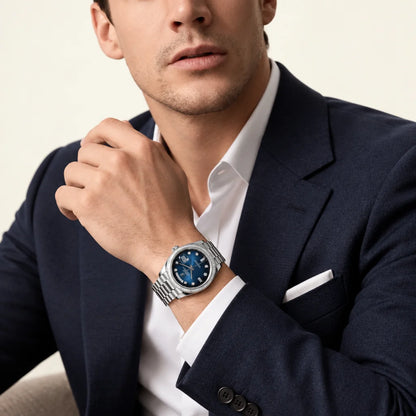 Vandor Day-Date 36mm 128396TBR Blue Dial