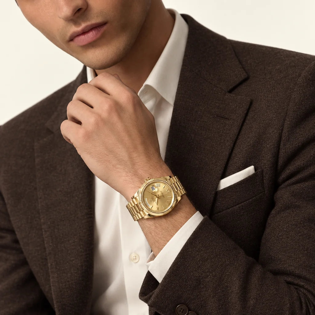 Vandor Day-Date 36mm 128238 Champagne Dial