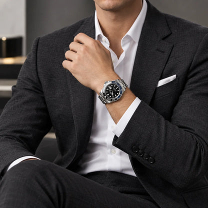 Vandor GMT 40mm 126710BLNR Black Dial