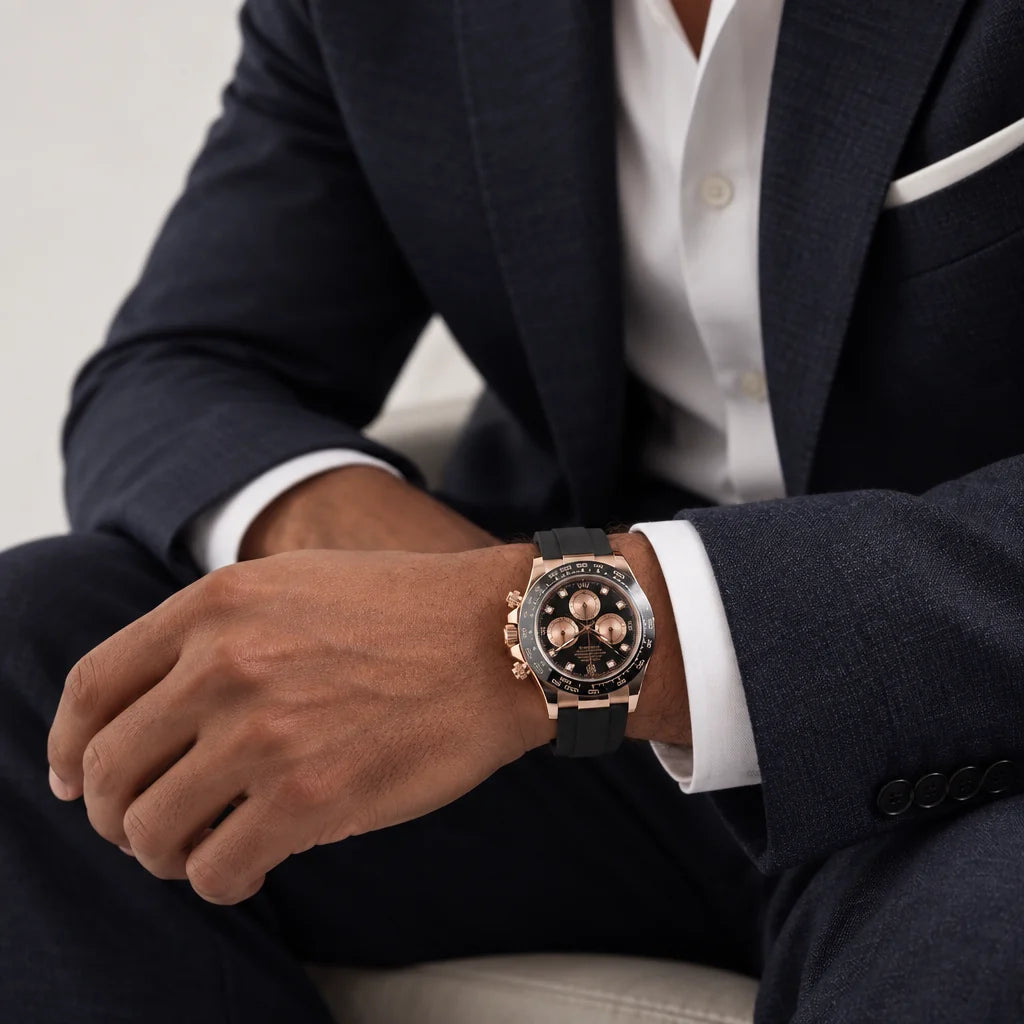 Vandor Cosmograph Daytona 40mm 126515LN Black Diamond Dial