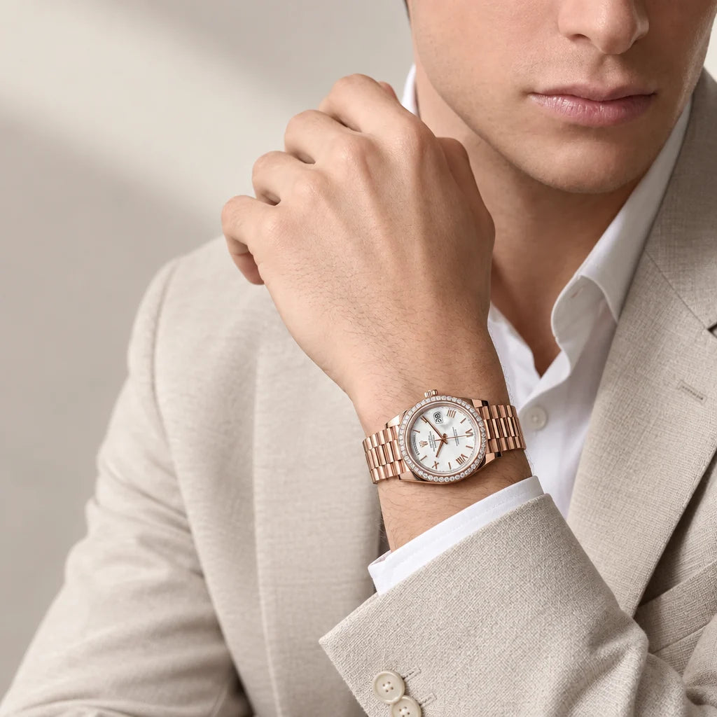 Vandor Day-Date 40mm 228345RBR White Dial
