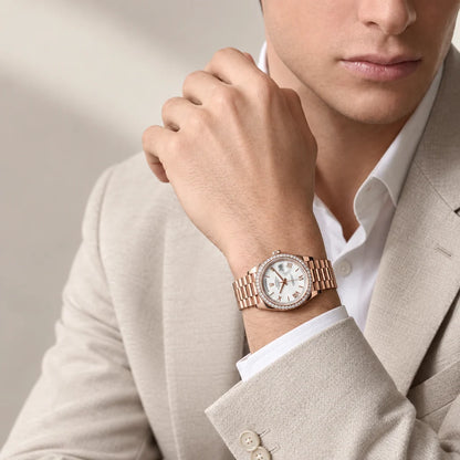 Vandor Day-Date 40mm 228345RBR White Dial