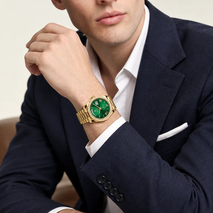 Vandor Day-Date 36mm 128398TBR Green Ombre Dial