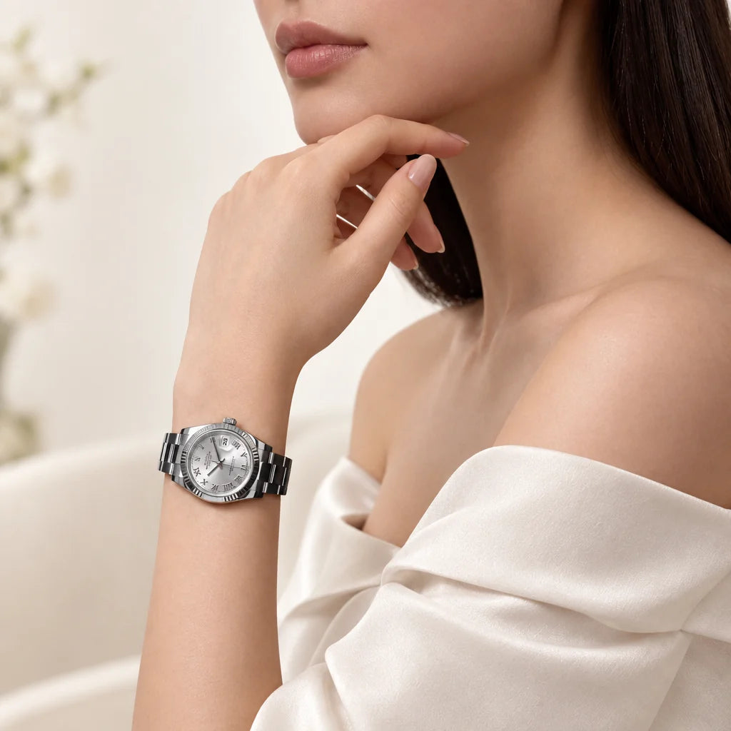 Vandor Datejust 28mm 279174 Silver Roman Dial