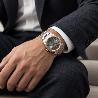 Vandor Datejust Fluted Bezel And Roman Dial Rose Gold Oyster Men's Watch | RL 41 126331 2022