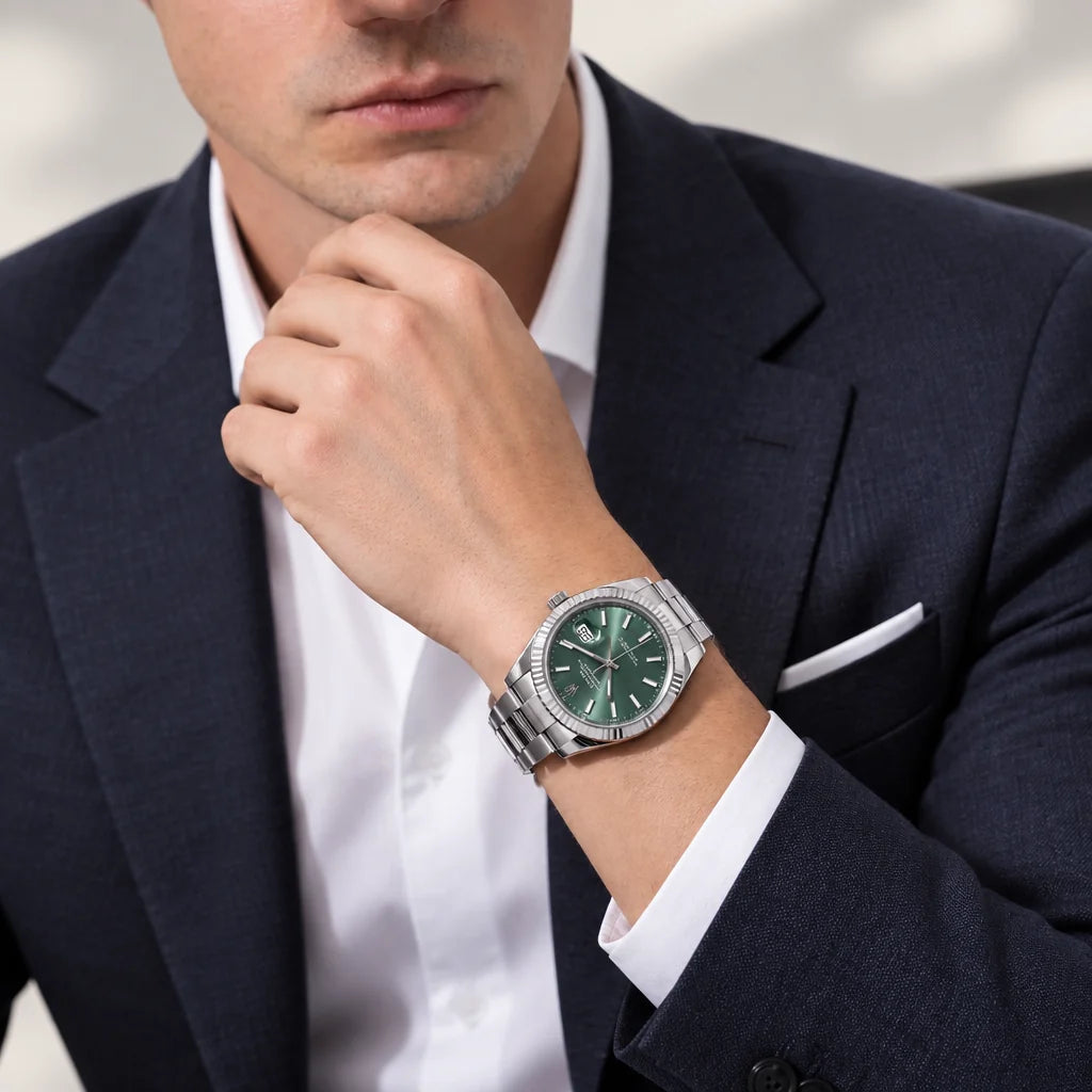 Vandor Datejust 41mm 126334 Green Dial Oyster Bracelet