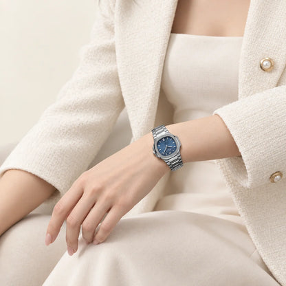Vandor Nautilus 35mm 7118/1A-001 Blue Dial