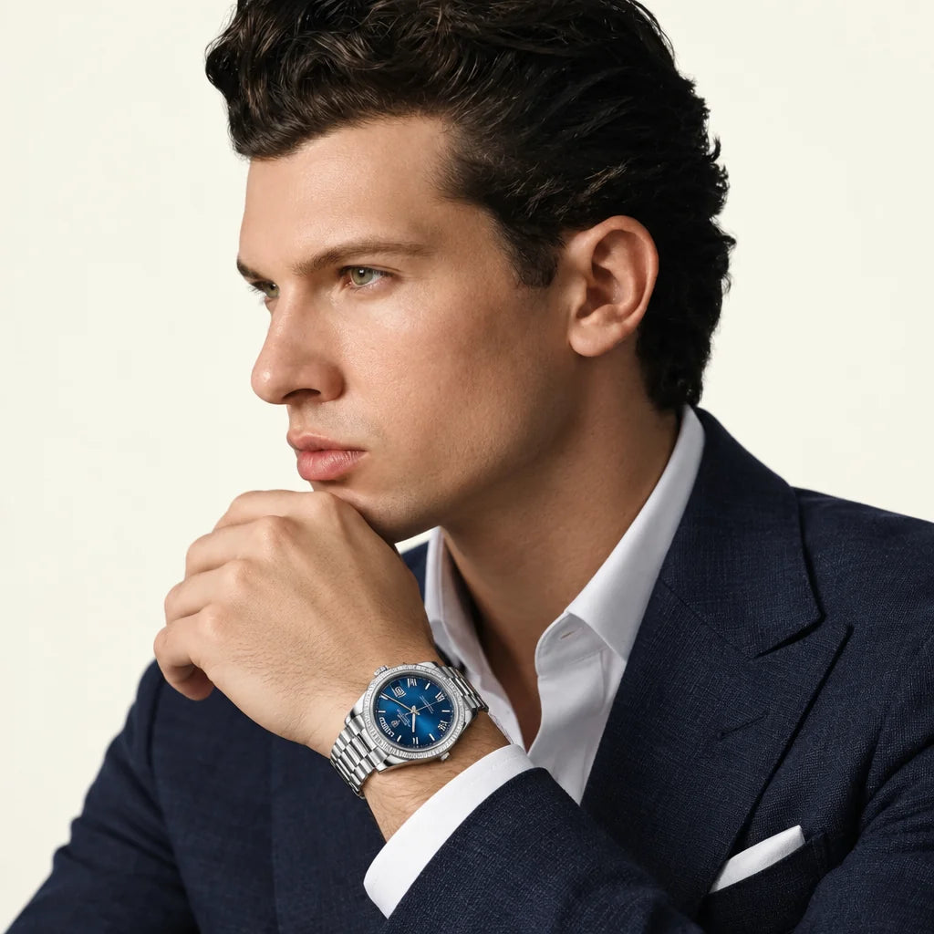 Vandor Day-Date 40mm 228396TBR Blue Dial