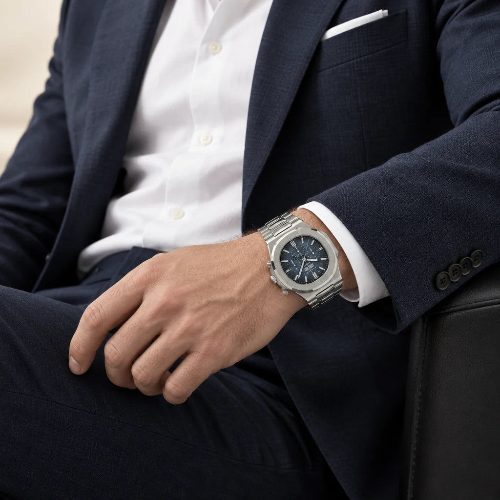 Vandor Nautilus 41mm 5726/1A-014 Blue Gray Dial
