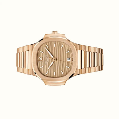 Vandor Nautilus 35mm 7118/1R-010 Golden Dial
