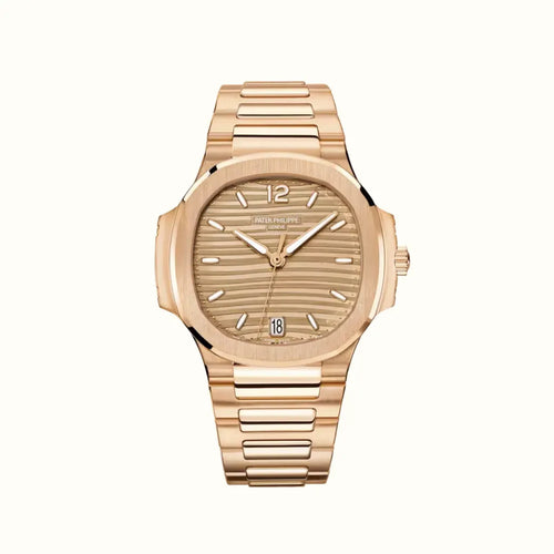 Vandor Nautilus 35mm 7118/1R-010 Golden Dial